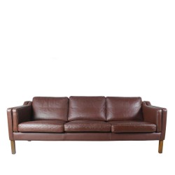 Skórzana sofa vintage z lat 70