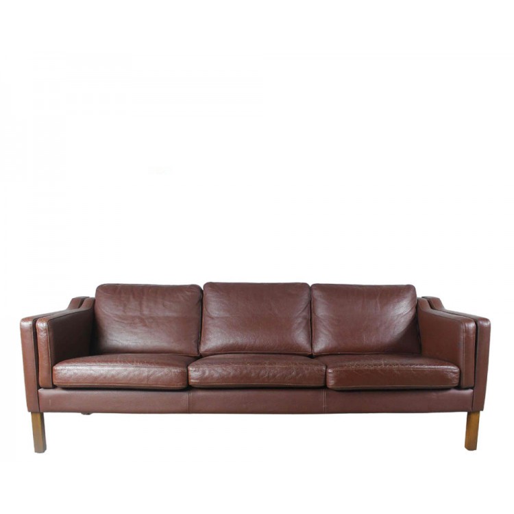 Skórzana sofa vintage z lat 70