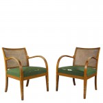Fotele z rattanu Art Deco
