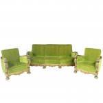 Zestaw sofa i fotele Art Deco