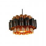 Lampa miedziana lata 70