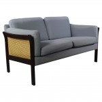 Sofa z rattanu z lat 70