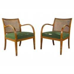 Fotele rattanowe Art Deco