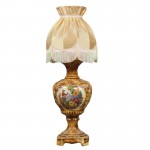 Włoska Lampa Porcelanowa Rokoko
