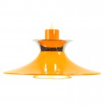 Pomarańczowa Lampa Sufitowa Retro z lat 70